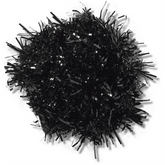 Black Tinsel Pom Jibbitz™ charms for Women|Men