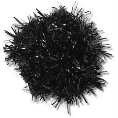Black Tinsel Pom Jibbitz™ charms for Women|Men