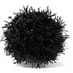 Black Tinsel Pom Jibbitz™ charms for Women|Men