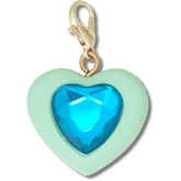 Blue Heart Sim Gem Charm Jibbitz Shoe Charm for Women|Men|Kids|Jibbitz™ Charms