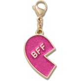 Pink Glitter BFF Charm Left Jibbitz Shoe Charm for Women|Men|Kids|Jibbitz™ Charms