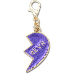 Purple Glitter BFF Charm Right Jibbitz Shoe Charm for Women|Men|Kids|Jibbitz™ Charms