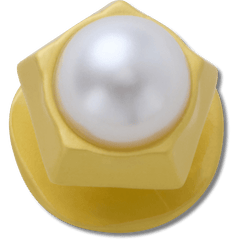 Gold Pentagon Pearl Jibbitz™ charms for Women|Men|Jibbitz™ Charms