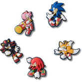 Sonic the Hedgehog 5Pck Jibbitz™ charms for Women|Men|Kids|Jibbitz™ Charms