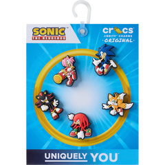 Sonic the Hedgehog 5Pck Jibbitz™ charms for Women|Men|Kids|Jibbitz™ Charms