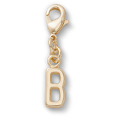 Gold Letter B Charm Jibbitz™ charms for Women|Men|Kids|Jibbitz™ Charms