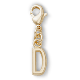 Gold Letter D Charm Jibbitz™ charms for Women|Men|Kids|Jibbitz™ Charms