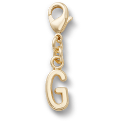 Gold Letter G Charm Jibbitz™ charms for Women|Men|Kids|Jibbitz™ Charms