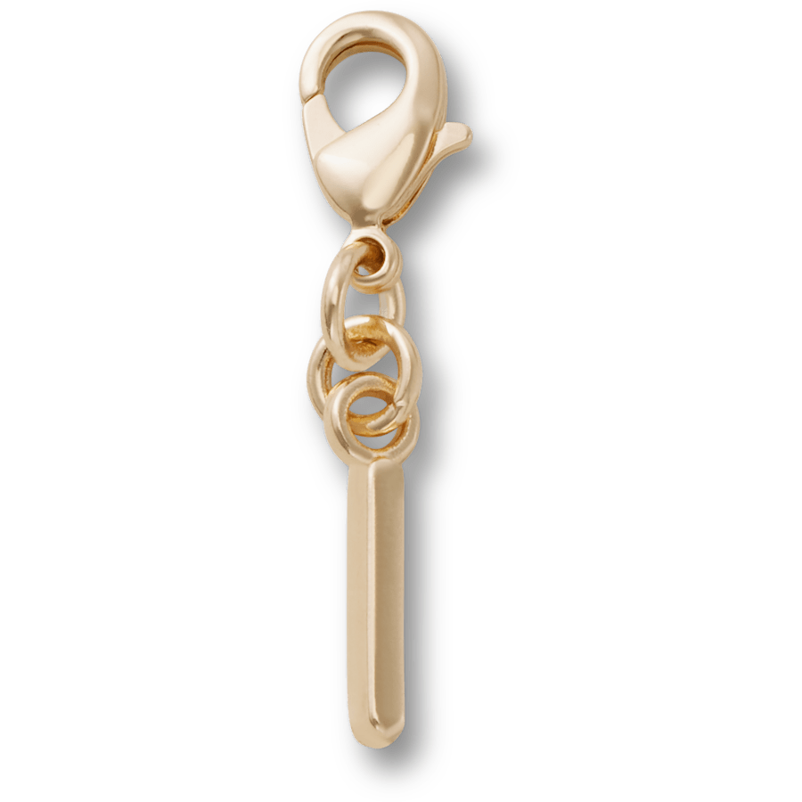 Gold Letter I Charm Jibbitz™ charms for Women|Men|Kids|Jibbitz™ Charms