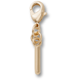 Gold Letter I Charm Jibbitz™ charms for Women|Men|Kids|Jibbitz™ Charms