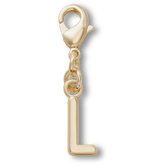 Gold Letter L Charm Jibbitz™ charms for Women|Men|Kids|Jibbitz™ Charms