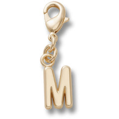 Gold Letter M Charm Jibbitz™ charms for Women|Men|Kids|Jibbitz™ Charms