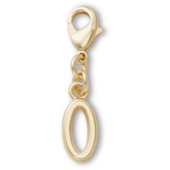 Gold Letter O Charm Jibbitz™ charms for Women|Men|Kids|Jibbitz™ Charms