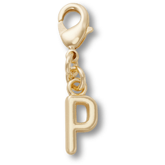 Gold Letter P Charm Jibbitz™ charms for Women|Men|Kids|Jibbitz™ Charms