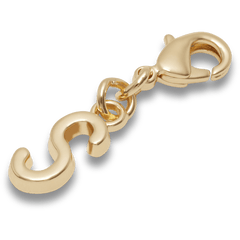 Gold Letter S Charm Jibbitz™ charms for Women|Men|Kids|Jibbitz™ Charms