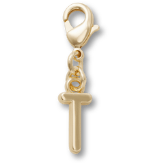 Gold Letter T Charm Jibbitz™ charms for Women|Men|Kids|Jibbitz™ Charms