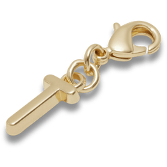 Gold Letter T Charm Jibbitz™ charms for Women|Men|Kids|Jibbitz™ Charms