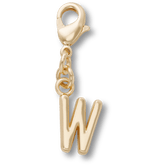 Gold Letter W Charm Jibbitz™ charms for Women|Men|Kids|Jibbitz™ Charms