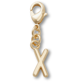 Gold Letter X Charm Jibbitz™ charms for Women|Men|Kids|Jibbitz™ Charms