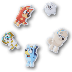 Bluey 5 Pack Jibbitz Shoe Charm for Women|Men|Kids|Jibbitz™ Charms