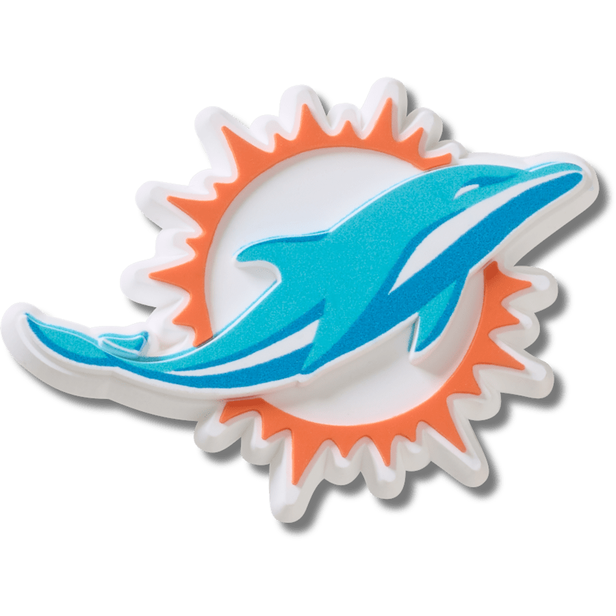 NFL Miami Dolphins Logo Jibbitz™ charms for Women|Men|Jibbitz™ Charms