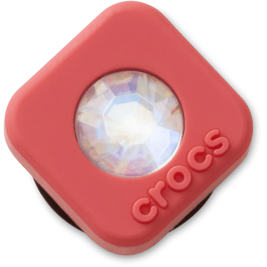 Red Square PVC SMT Gem Jibbitz™ charms for Women|Men|Jibbitz™ Charms