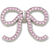 Pink Glittery Bow Jibbitz™ charms for Women|Men|Jibbitz™ Charms