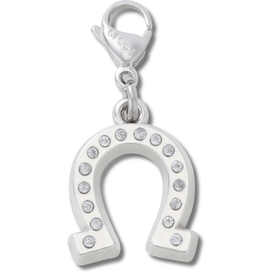 Lucky Silver Horseshoe Charm Jibbitz charm for Women|Men|Kids