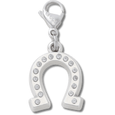 Lucky Silver Horseshoe Charm Jibbitz charm for Women|Men|Kids