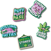 420 Hemp Cuties 5 Pack Jibbitz™ charms for Women|Men|Jibbitz™ Charms
