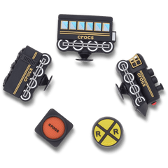3D Train 5 Pack Jibbitz™ charms for Women|Men|Jibbitz™ Charms