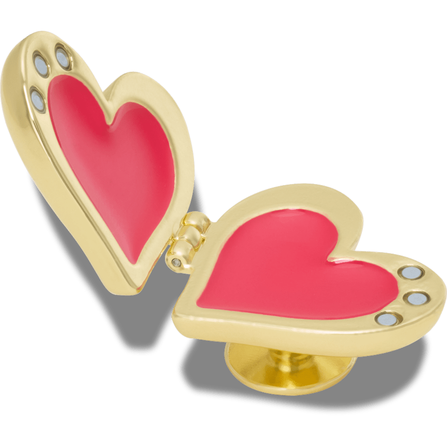 Gold Bubble Locket Heart Jibbitz™ charms for Women|Men|Jibbitz™ Charms