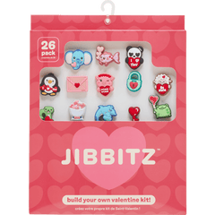 Valentines Day Card 26 Pack Jibbitz™ charms for Women|Men|Jibbitz™ Charms
