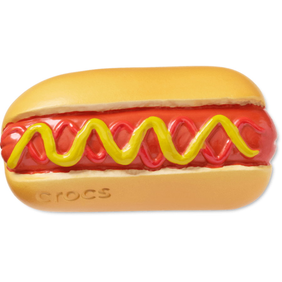 Hot Dog Dipped in Mustard Jibbitz™ charms for Women|Men|Jibbitz™ Charms