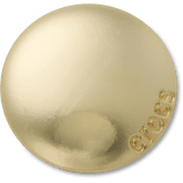 Large Gold Circle Stud Jibbitz™ charms for Women|Men