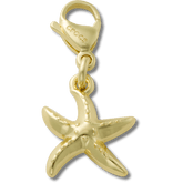Gold Starfish Charm Jibbitz charm for Women|Men|Kids