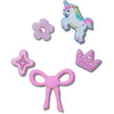 Sweet Pink Girls 5 Pack Jibbitz™ charms for Women|Men|Kids|Jibbitz™ Charms