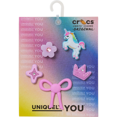 Sweet Pink Girls 5 Pack Jibbitz™ charms for Women|Men|Kids|Jibbitz™ Charms