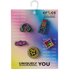 Level Up Gamer 5 Pack Jibbitz™ charms for Women|Men|Jibbitz™ Charms