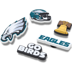 NFL Philadelphia Eagles 5 Pack Jibbitz Shoe Charm for Women|Men|Jibbitz™ Charms