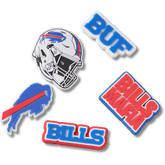 NFL Buffalo Bills 5 Pack Jibbitz Shoe Charm for Women|Men|Jibbitz™ Charms