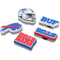 NFL Buffalo Bills 5 Pack Jibbitz Shoe Charm for Women|Men|Jibbitz™ Charms