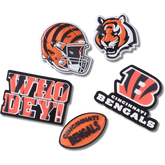 NFL Cincinnati Bengals 5 Pack Jibbitz Shoe Charm for Women|Men|Jibbitz™ Charms