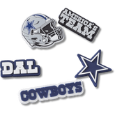 NFL Dallas Cowboys 5 Pack Jibbitz Shoe Charm for Women|Men|Jibbitz™ Charms