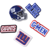 NFL New York Giants 5 Pack Jibbitz Shoe Charm for Women|Men|Jibbitz™ Charms