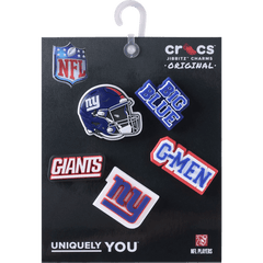 NFL New York Giants 5 Pack Jibbitz Shoe Charm for Women|Men|Jibbitz™ Charms