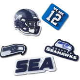 NFL Seattle Seahawks 5 Pack Jibbitz Shoe Charm for Women|Men|Jibbitz™ Charms
