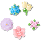Beaded Flowers 5 Pack Jibbitz™ charms for Women|Men|Jibbitz™ Charms