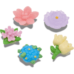 Beaded Flowers 5 Pack Jibbitz™ charms for Women|Men|Jibbitz™ Charms