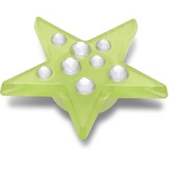 Green Gem Star Jibbitz™ charms for Women|Men